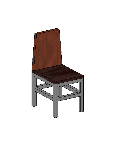Cafe Chair Model 2 (Parametric)