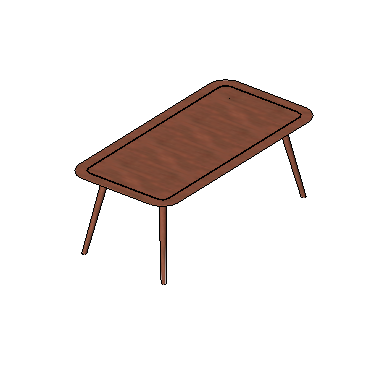 Dining Table Model 1 (Parametric)