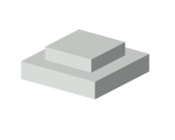 Isolated Footing - 2 Stepped (Parametric)