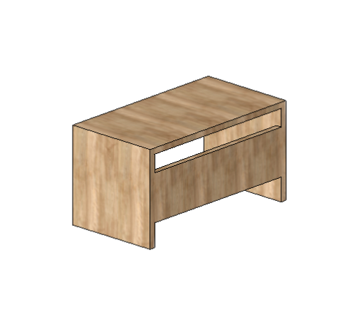 Office Desk Model 1 (Parametric)