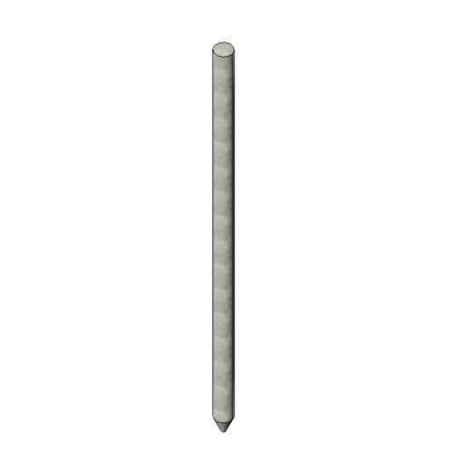 Solid Circular Concrete Pile (Parametric)