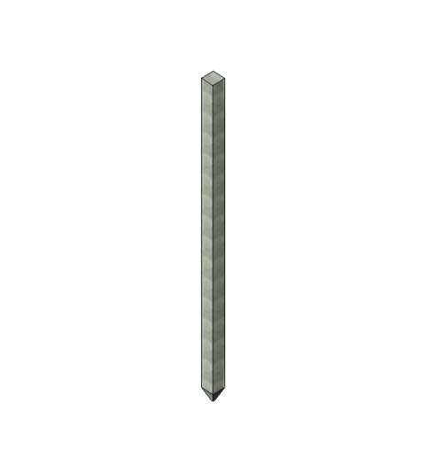 Square Pile (Parametric)