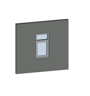 Window - Single Awning Transom Aluminium (Parametric)