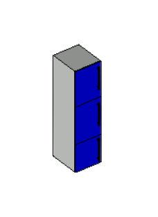 Cabinet 3 Door (Parametric)