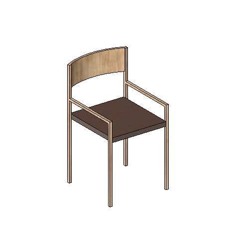 Dining Chair Model 5 (Parametric)