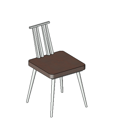Dining Chair Model 8 (Parametric)