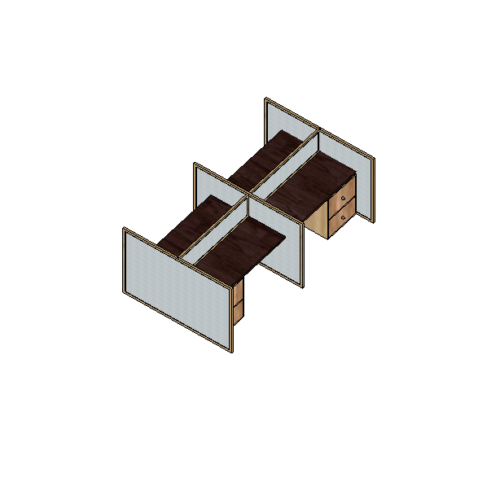 Modular Office Workstation Model 2