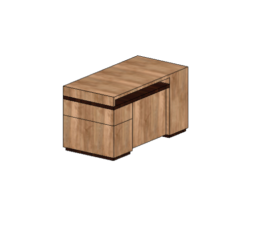 Office Desk Model 8 (Parametric)