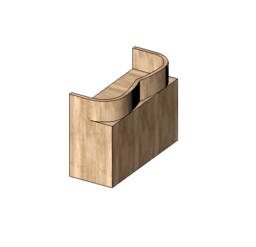 Reception Desk Model 1 (Parametric)