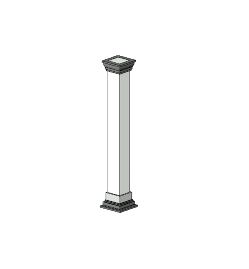 Column - Square Model 2 (Parametric)