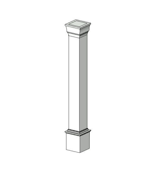 Column - Square Model 5 (Parametric)
