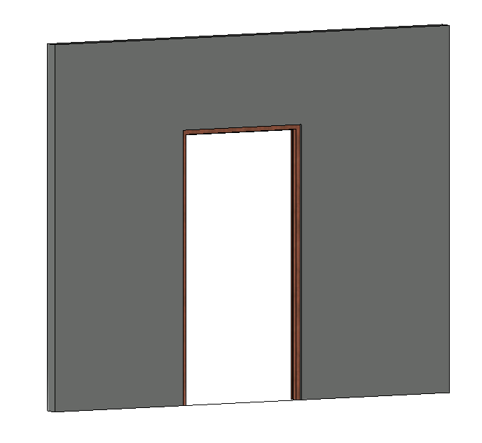 Wood Door Frame (Parametric)