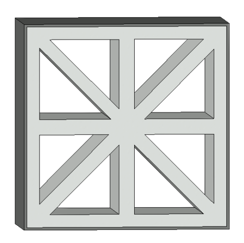 Roster 20 x 20 cm Model 2