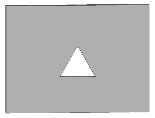 Triangular Window Opening (Parametric)
