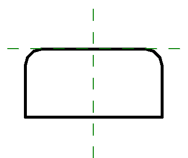 Profile Bottom Rail 20 x 10 cm Model 1