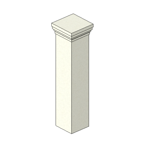 Stone Baluster Model 1 (Parametric)