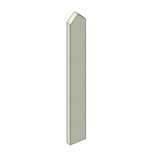 Wood Baluster - Picket Fence Model 3 (Parametric)